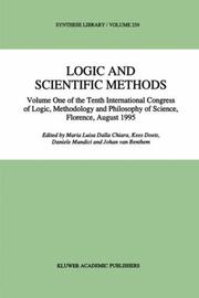 Cover of: Logic and Scientific Methods by 