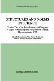 Cover of: Structures and Norms in Science by 