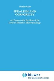 Idealism and corporeity by James Dodd