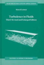 Cover of: Turbulence in Fluids (Fluid Mechanics and Its Applications)