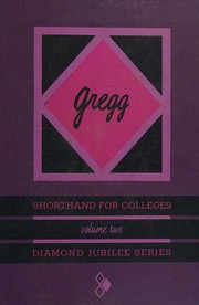 Cover of: Gregg shorthand for colleges