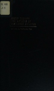 Cover of: Group therapy for mothers of disturbed children.