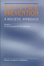 Cover of: Suicide prevention by edited by D. De Leo, A. Schmidtke, and R.F.W. Diekstra.