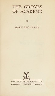 Cover of: Groves Of Academe, The