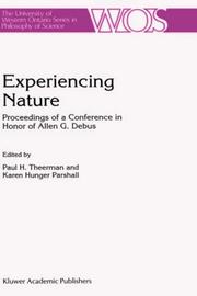 Cover of: Experiencing nature by edited by Paul H. Theerman and Karen Hunger Parshall.