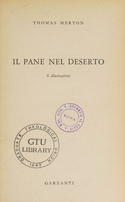 Cover of: Il pane nel deserto