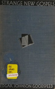 Cover of: Strange new gospels
