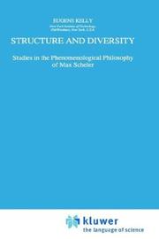 Cover of: Structure and diversity by Eugene Kelly