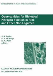 Cover of: Opportunities for Biological Nitrogen Fixation in Rice and (Developments in Plant and Soil Sciences)