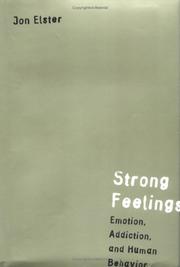 Cover of: Strong feelings | Jon Elster