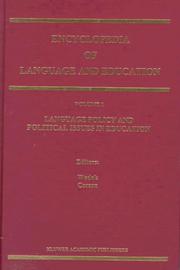 Cover of: Second Language Education (Encyclopedia of Language and Educatio) (Encyclopedia of Language and Education) by 