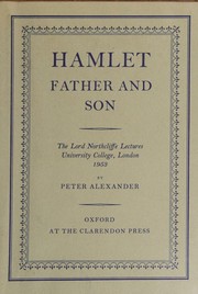Cover of Hamlet by peter alexander