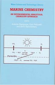 Cover of: Marine chemistry by edited by Antonio Gianguzza, Ezio Pelizzetti, and Silvio Sammartano.