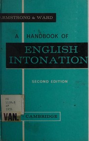 Cover of Handbook of English intonation by lilias eveline armstrong