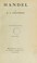 Cover of: Handel. Second Edition