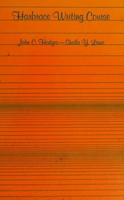 Cover of: Harbrace writing course by John Cunyus Hodges, John Cunyus Hodges
