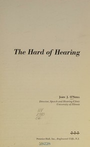 Cover of: The hard of hearing