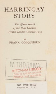Cover of: Harringay story; by Frank Colquhoun, Frank Colquhoun