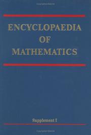 Cover of: Encyclopaedia of Mathematics, Supplement I (Encyclopaedia of Mathematics) by Michiel Hazewinkel