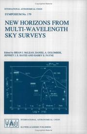 Cover of: New Horizons from Multi-Wavelength Sky Surveys (International Astronomical Union Symposia)