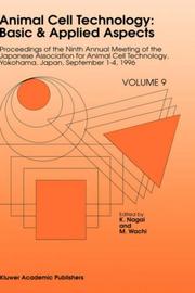 Cover of: Animal cell technology by Japanese Association for Animal Cell Technology. Meeting