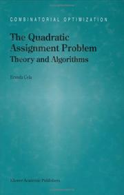 Cover of: The quadratic assignment problem by Eranda C̦ela