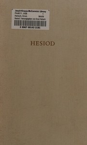 Cover of: Hesiod: works & days