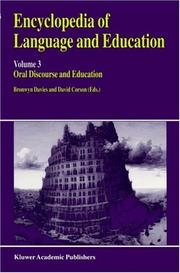 Cover of: Encyclopedia of Language and Education: Volume 3: Oral Discourse and Education (Encyclopedia of Language and Education)
