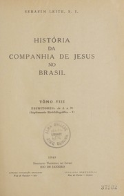 Cover of: Historia da companhia de jesus no brasil 