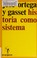 Cover of: Historia como sistema.