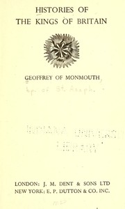 Cover of: Histories of the kings of Britain