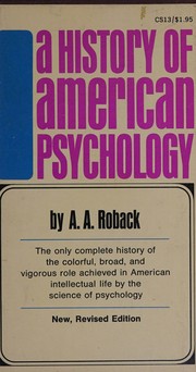 Cover of: History of American psychology.