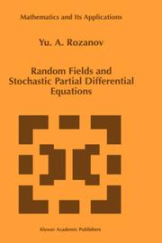 Cover of: Random fields and stochastic partial differential equations