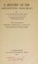 Cover of: A history of the Argentine Republic ...