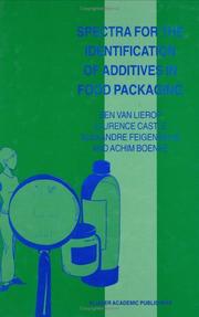 Spectra for the identification of additives in food packaging by Ben van Lierop
