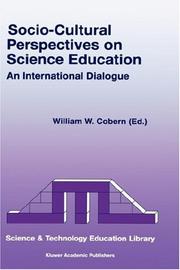 Cover of: Socio-cultural perspectives on science education by edited by William W. Cobern.