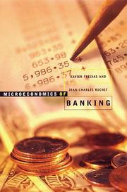 Cover of: Microeconomics of banking