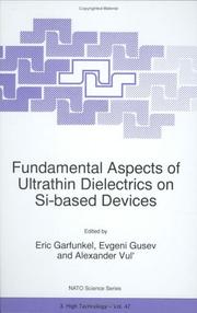 Cover of: Fundamental aspects of ultrathin dielectrics on Si-based devices