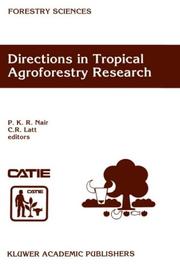 Cover of: Directions in tropical agroforestry research