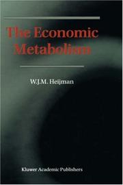 Cover of: The economic metabolism