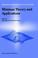 Cover of: Minimax theory and applications