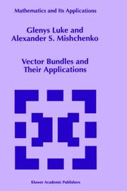 Cover of: Vector bundles and their applications