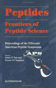 Cover of: Peptides by American Peptide Symposium (15th 1997 Nashville, Tenn.)