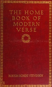 Cover of: The Home Book of Modern Verse