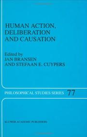 Cover of: Human action, deliberation, and causation