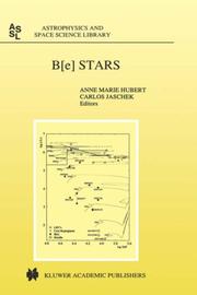 Cover of: B[e] stars: proceedings of the Paris workshop held from 9-12 June, 1997