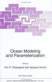 Cover of: Ocean modeling and parameterization