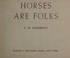 Cover of: Horses are folks