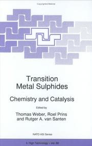 Cover of: Transitional Metal Sulphides - Chemistry and Catalysis (NATO Science Partnership Sub-Series: 3:)