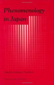 Cover of: Phenomenology in Japan by edited by Anthony J. Steinbock.